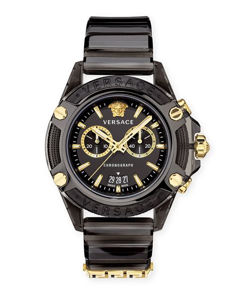 versace geo auto watch|Versace Men's Geo Auto 41mm Watch VE2A00121 .